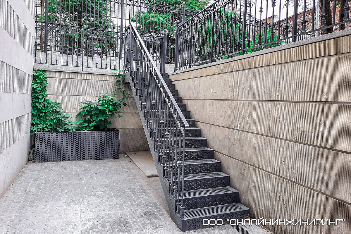 Лестницы в ЖК на Софийской набережной