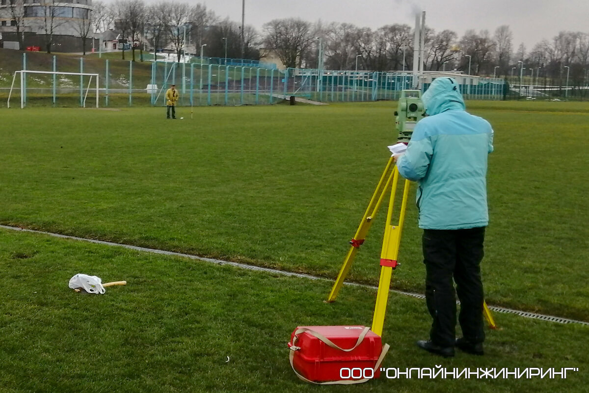 Выполнение геодезической разметки